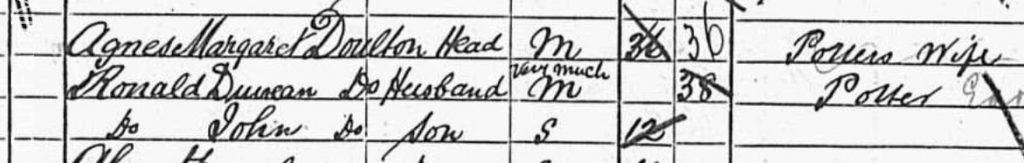 1891 UK census